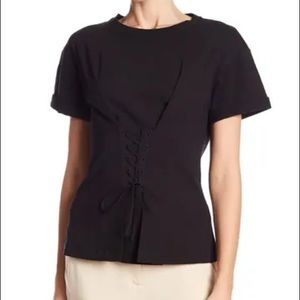 Laundry by Shelli Segal corset tee